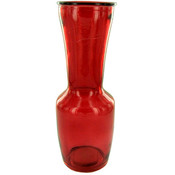 Glass Bud Vase Red X6
