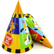 8 Pack Rescue Pals Party Hats