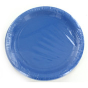 8 Pack True Blue Plates 8 Inch Round
