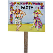 Beach Party Yard Sign
