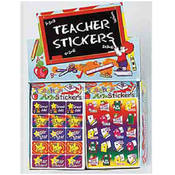 Teacher Reward Stickers Display