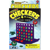 Vertical Checkers 4 in a Row Game