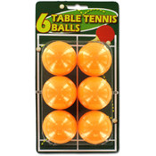 6Pc Org Tbl Tennis Balls