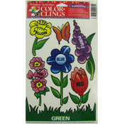 Flowers Window Clings Wholesale Bulk