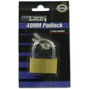 Padlock 40Mm Brass Plated