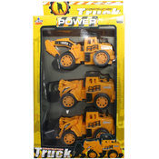 S-3Pk Pull Back Const Truck