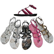 Ladies Gladiator Sandal (Asst Colors)