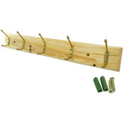 5 Hook Wooden Rack