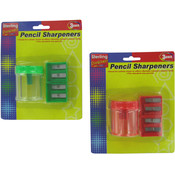3 Pack Pencil Sharpeners