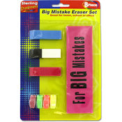 8Pc Big Mistake Eraser Set
