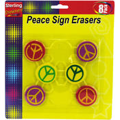 Peace Sign Erasers