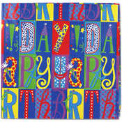 Birthday sheet gift wrap