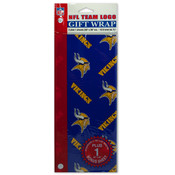 Vikings Team Logo Flat Wrap 3 Sheets (30In.X20In.= Wholesale Bulk