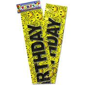 Happy Face Birthday Banner