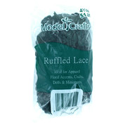 Green Ruffled Lace, 4 Yards