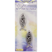Fish Car Emblems (Set Of 2)