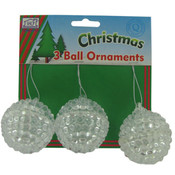 3 Pack Christmas Ornament Balls