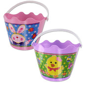 Plastic Easter Basket- Assorted Colors/Styles