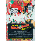 Plastic Halloween Tablecloth
