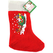 Stocking with Christmas Scene