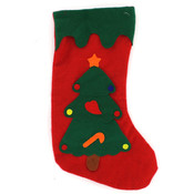 Stocking with Christmas Tree