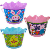 Easter Bucket W/Handle- Asst Styles