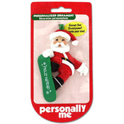 Feliz Navidad Santa or nament