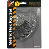 8 Pack Metric Hexagonal Key Set