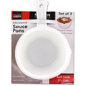 Microwave Saucepans, Set of 2