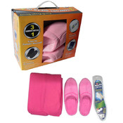 Adult Slipper and Blanket Set