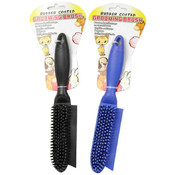 Rubber-Coated Pet Grooming Brush