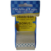 Packing Tape, 65 Feet W/Bonus Tape Dispenser