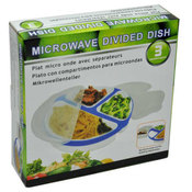3-Compartment Microwave Dish