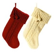 20" Heavy Knitted Yarn Stocking