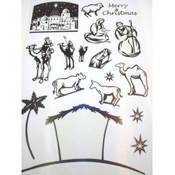Nativity Scene Window Clings Wholesale Bulk