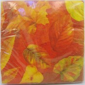 13" Thanksgiving Leaf Napkins
