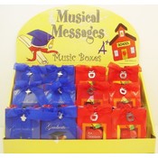 musical messages gift boxes for Graduation &amp; A+ Teacher with display