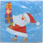 13" Santa Clause with Presents Napkins