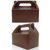 Gable Tote  Box - Brown