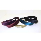 1" Velvet Hairbands - Assorted Colors