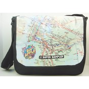 15' Messenger Bag - Black Big Apple Wholesale Bulk