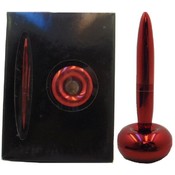 Red Chrome Metal Magnetic Pen