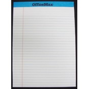 50 Sheets Legal Rule Pads 8.5" X 11.5" - made in USA