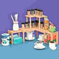 Wood Expanding Corner Shelf