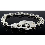 Handcuff Bracelets Silver