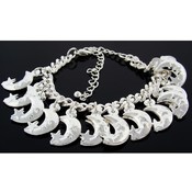 Moon and Star Charm Bracelet