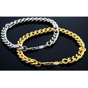 Cuban Link Chain Bracelet-Silver
