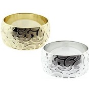 Decor Designed Bangle Bracelet  Gold