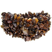 Genuine Semi-Precious Stone Bracelet | Tiger's Eye