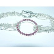 Circle of Life Bracelet with PINK